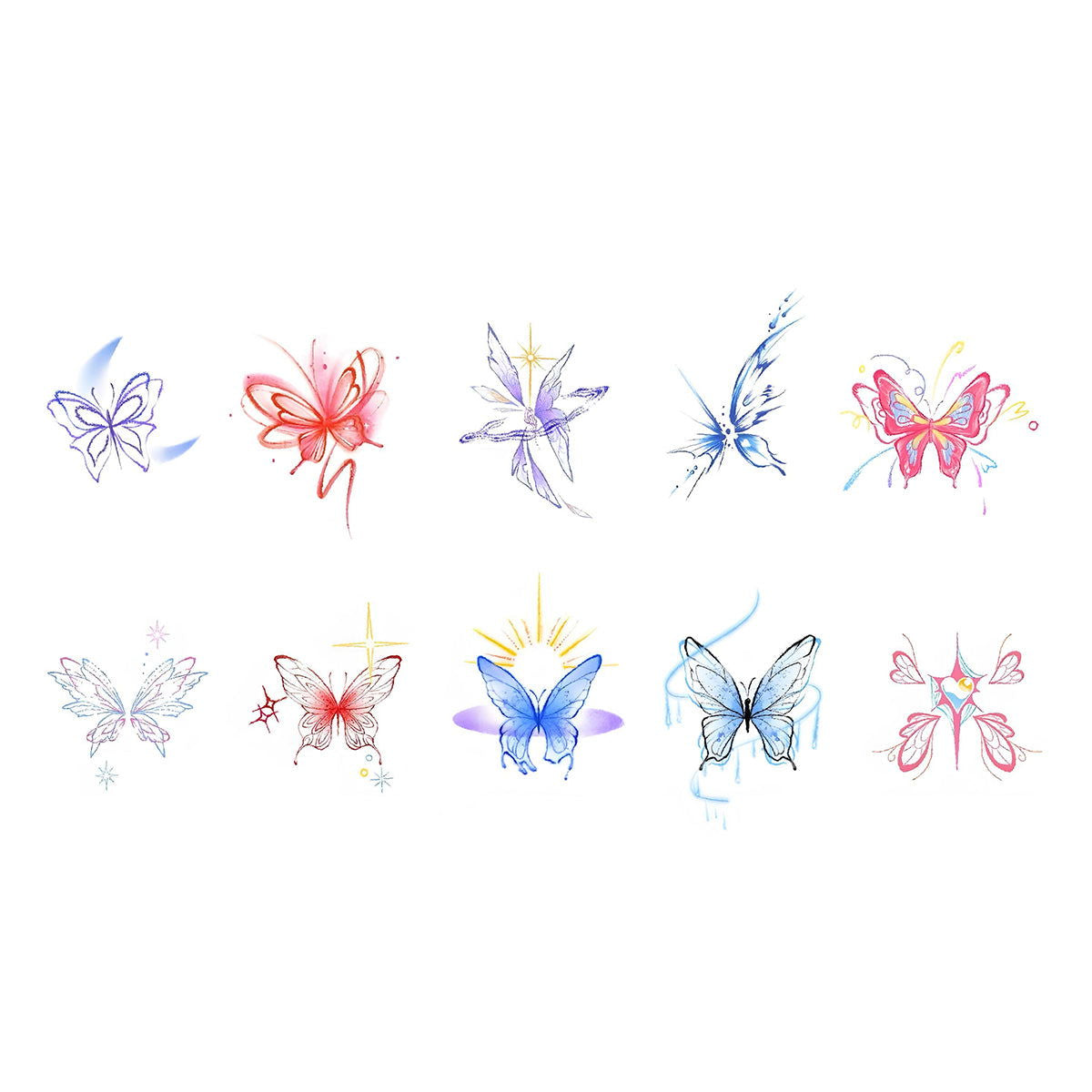 Colorful Butterfly Set - Wide Awake NYC inc. -